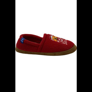 Life is Good Fleece Graphic Slippers Cranberry/Dog - Medium